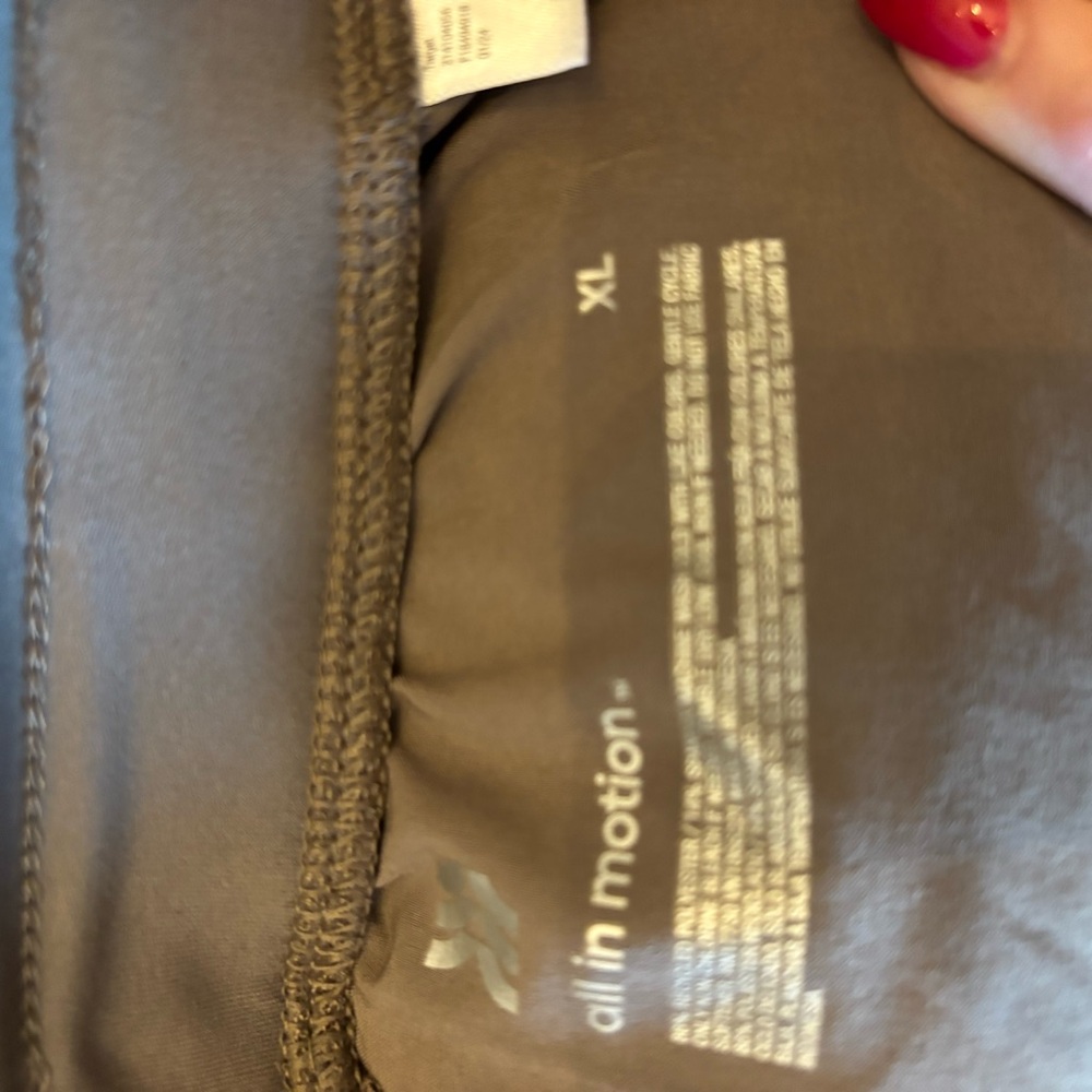 all in motion Women's Drawstring Athletic Shorts - Taupe - Picture 6 of 8